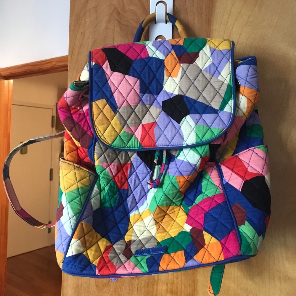 Vera Bradley backpack pop art pattern cotton